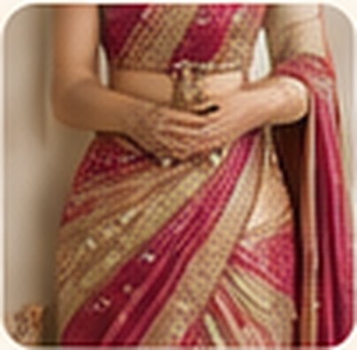 Saree draping